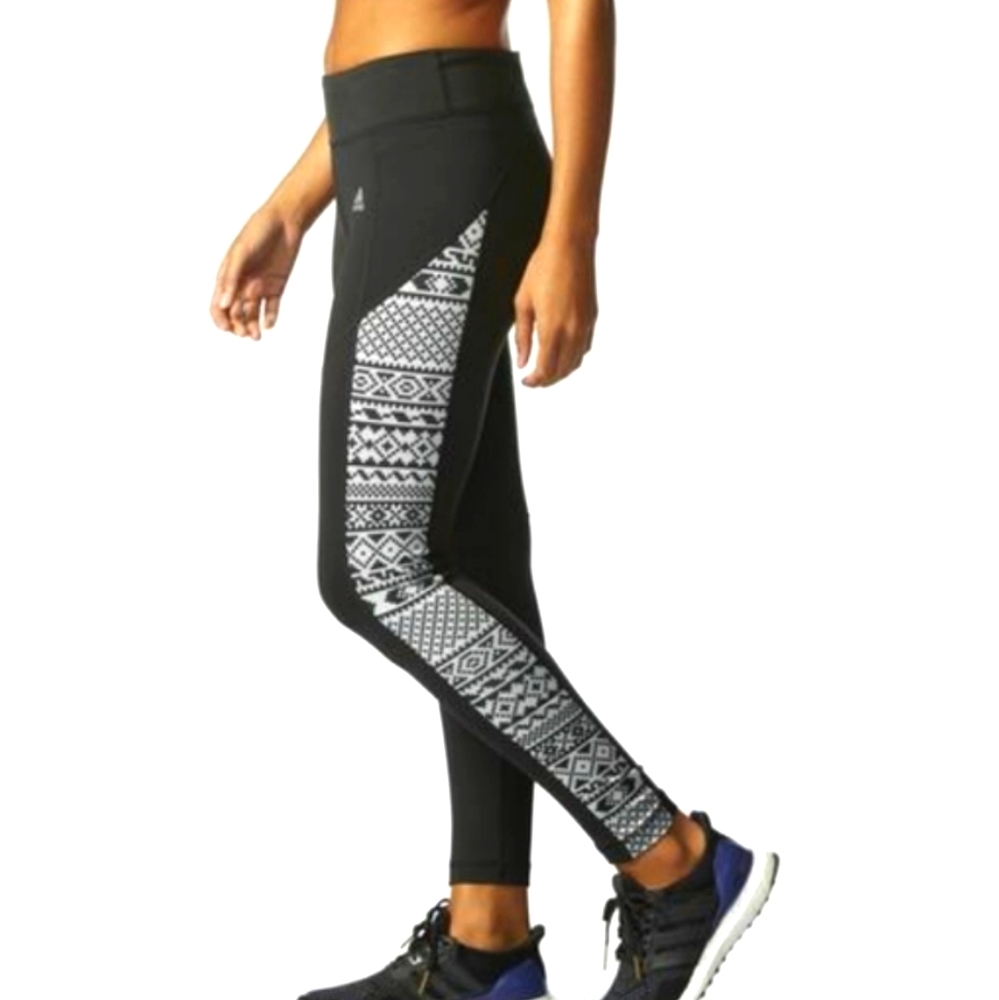 ADIDAS Climawarm Nordic Leggings, XS women black cozy warm leggings